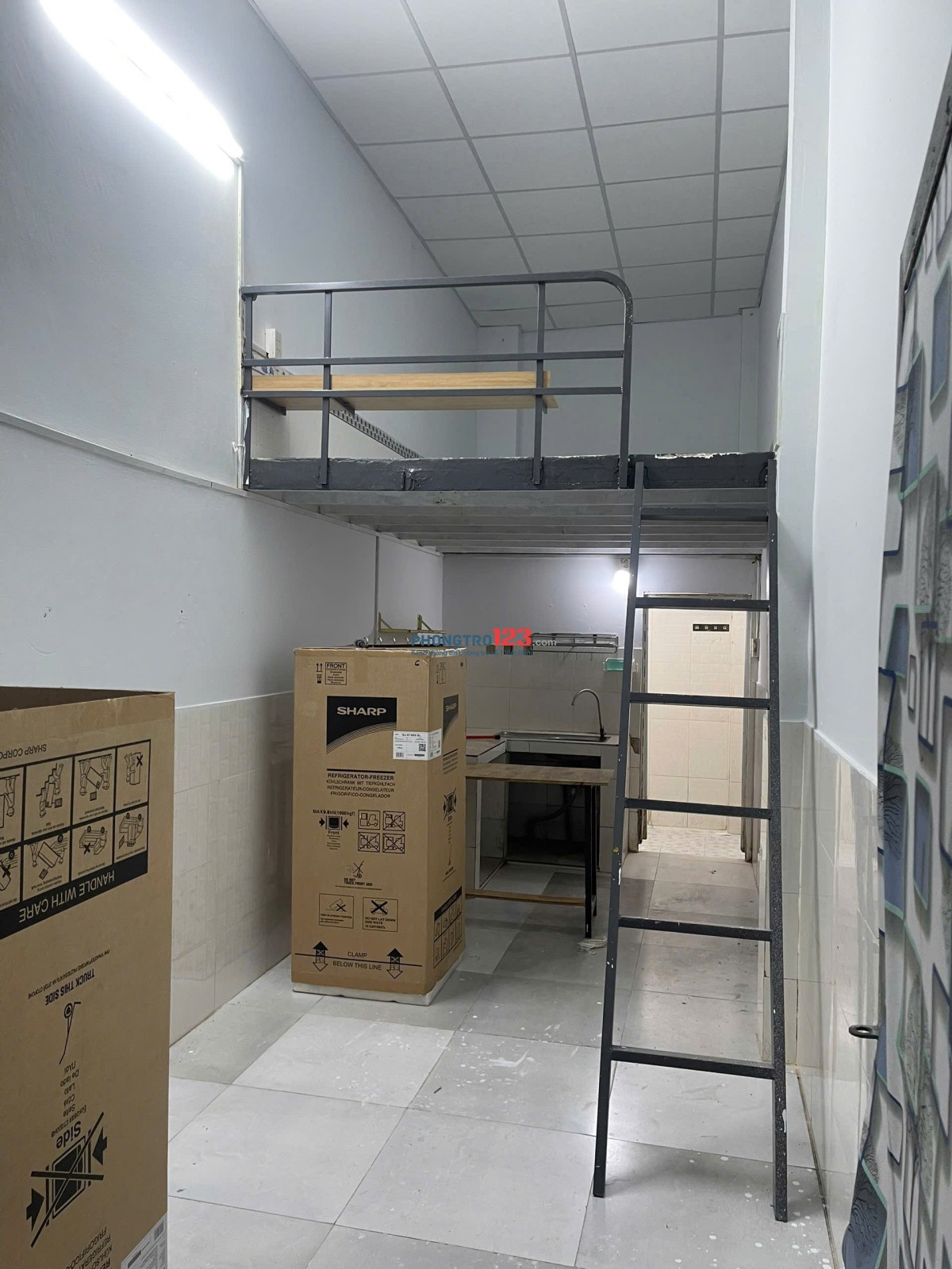 Phòng trọ rộng, thoáng mát đầu tháng 9 ở