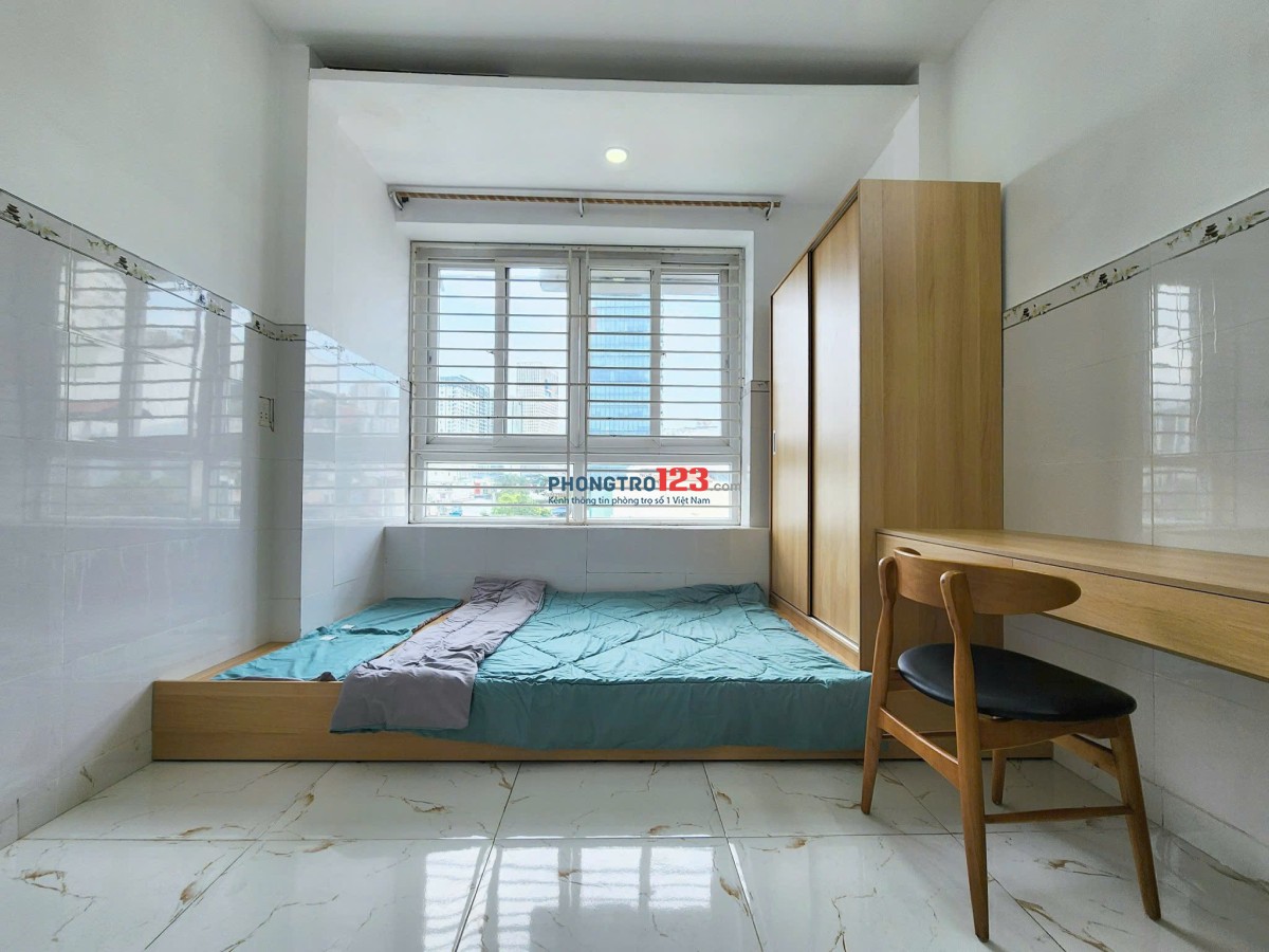 Cho thuê phòng cửa sổ lớn, giá HSSV, full NT – Điện Biên Phủ, Bình Thạnh gần ĐH UTH, FTU2, UEF