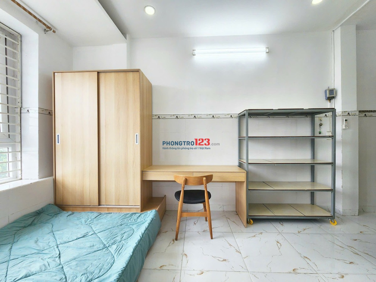 Cho thuê phòng cửa sổ lớn, giá HSSV, full NT – Điện Biên Phủ, Bình Thạnh gần ĐH UTH, FTU2, UEF