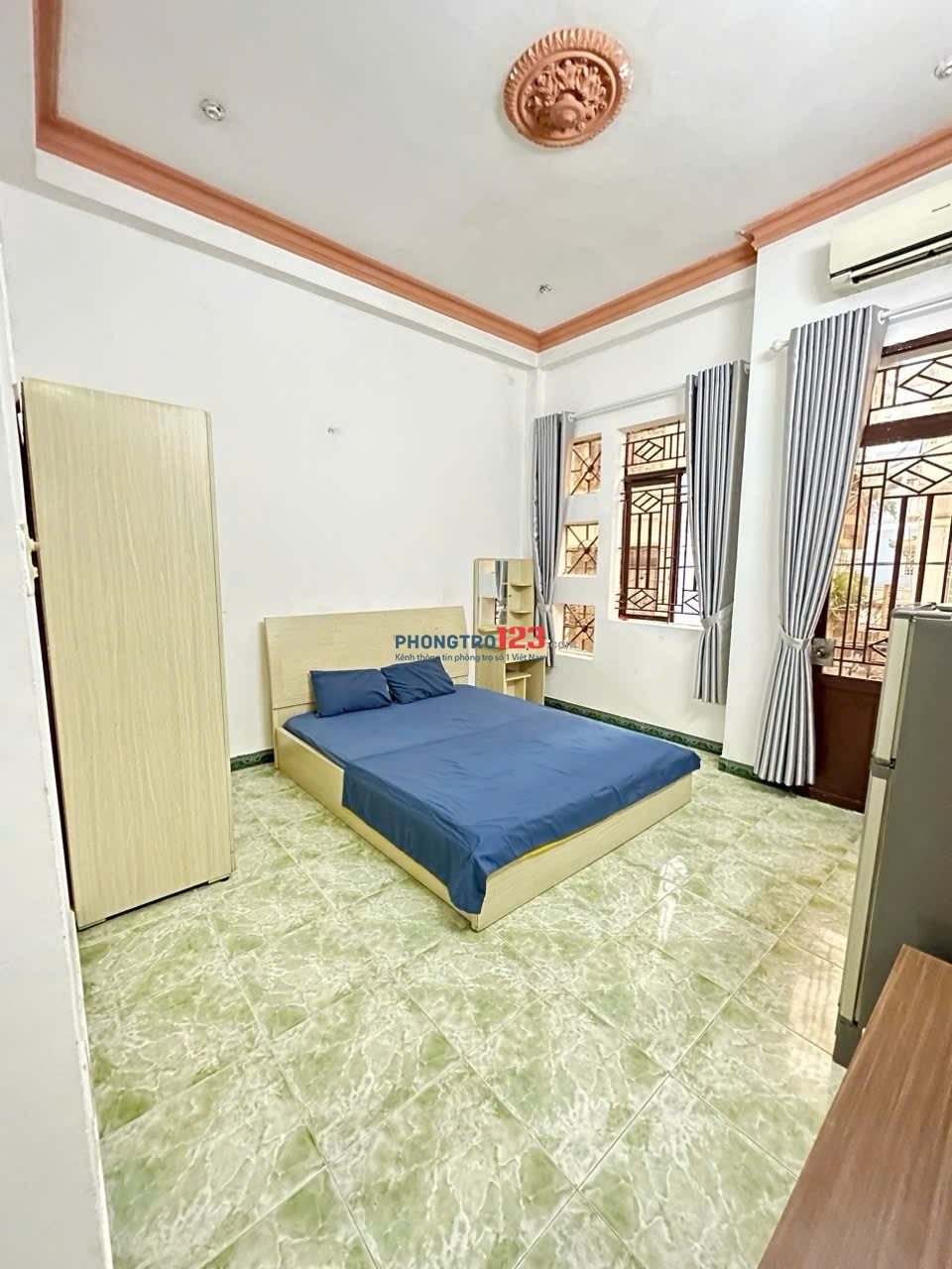 Cho thuê Studio cửa sổ lớn, Full nội thất – Phú Nhuận gần UFM, UEH