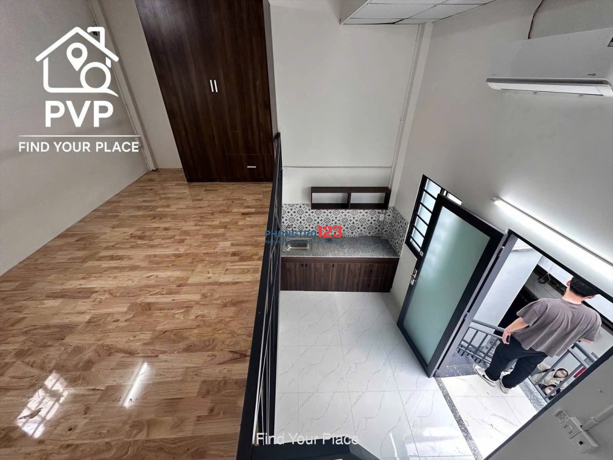 Phòng trọ Duplex ban công siêu rộng