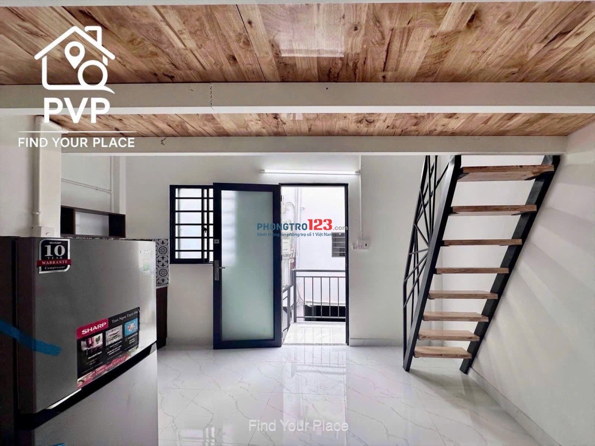 Phòng trọ Duplex ban công siêu rộng