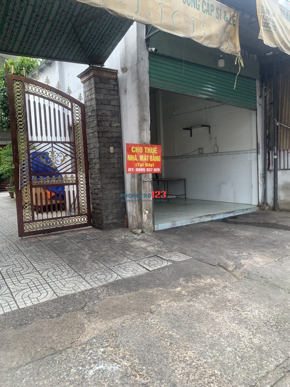 Cho thuê mặt bằng, kiot kinh doanh gần chợ An Bình