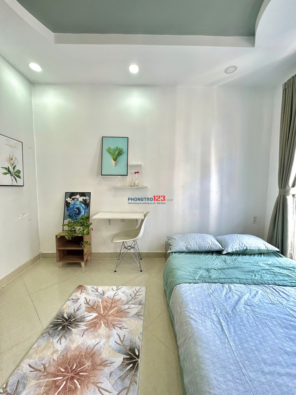Cho thuê phòng ban công thoáng, Full NT – Nguyễn Xí, Bình Thạnh đi bộ qua ĐH Văn Lang VLU, gần IUH