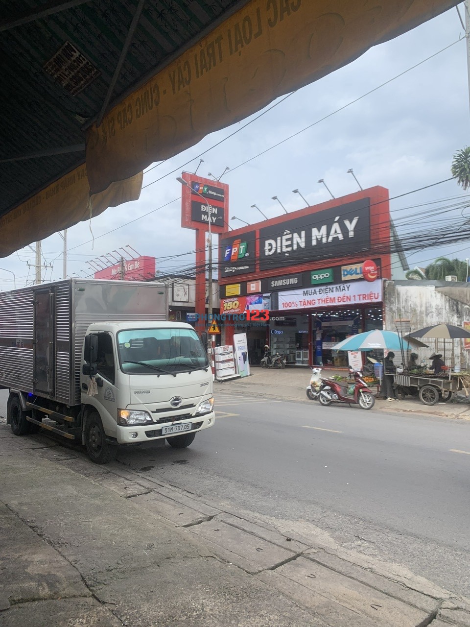 Cho thuê mặt bằng, kiot kinh doanh gần chợ An Bình