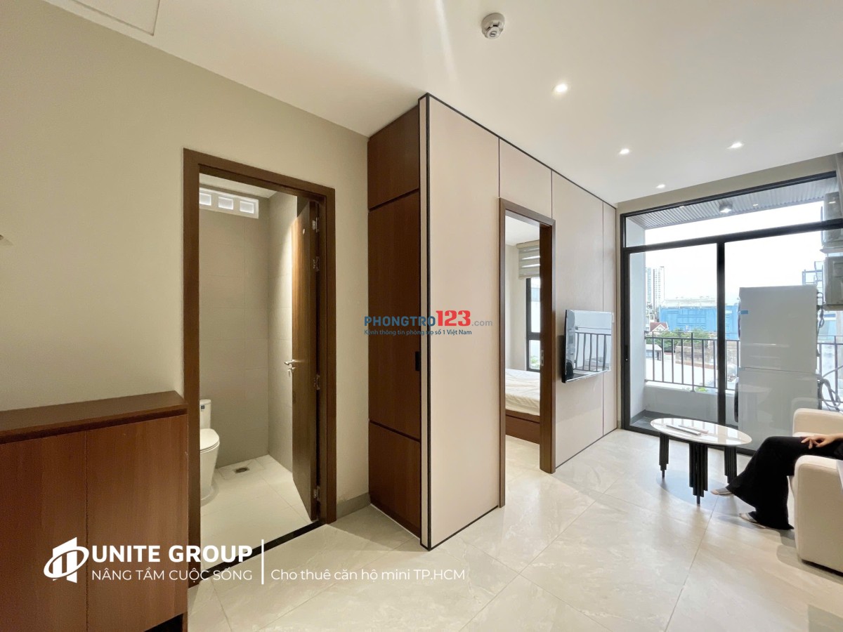 1PN Ban Công Rộng – Tân Cảng – Full Nội Thất Cao Cấp