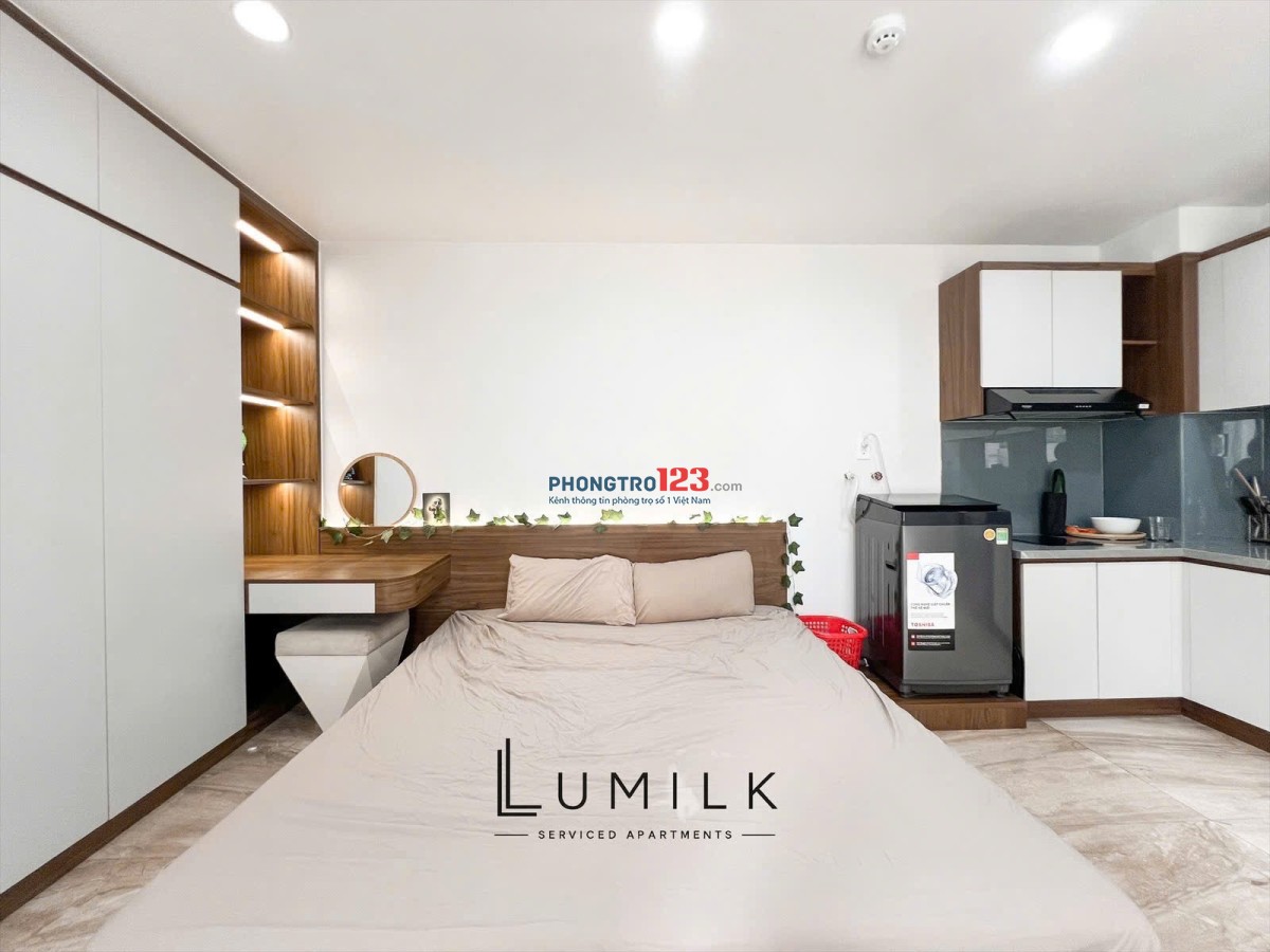  Studio Full Nội Thất – Võ Văn Kiệt, Bến Thành, Quận 1 – Cửa sổ lớn, máy giặt riêng