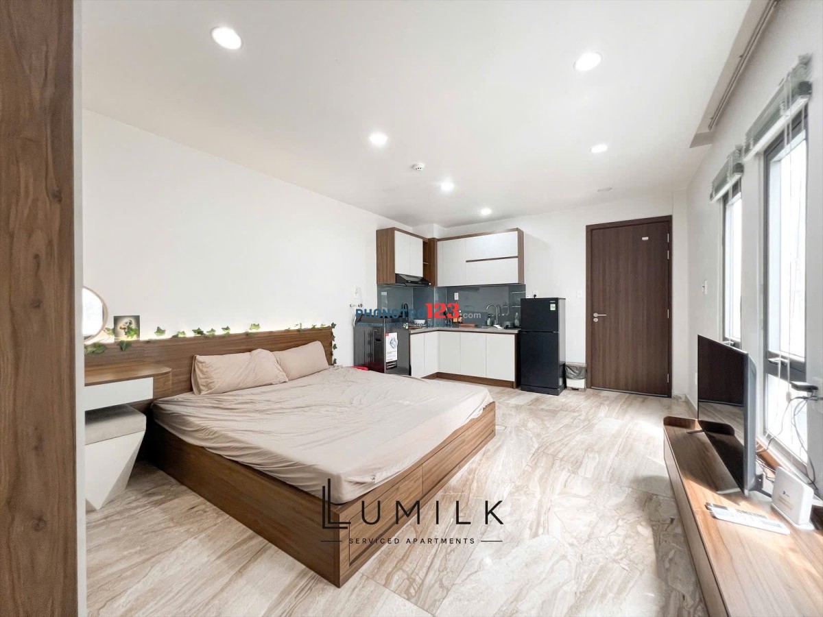  Studio Full Nội Thất – Võ Văn Kiệt, Bến Thành, Quận 1 – Cửa sổ lớn, máy giặt riêng