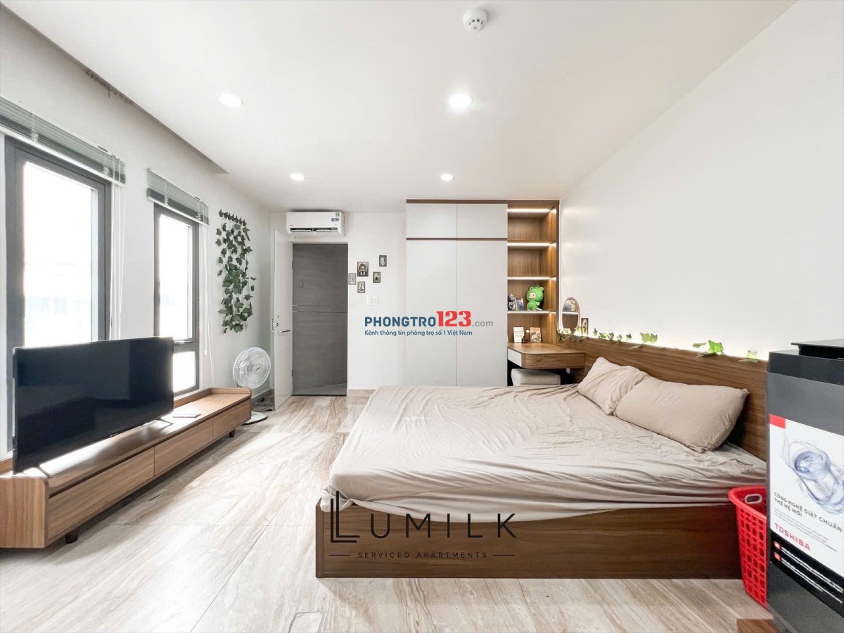  Studio Full Nội Thất – Võ Văn Kiệt, Bến Thành, Quận 1 – Cửa sổ lớn, máy giặt riêng