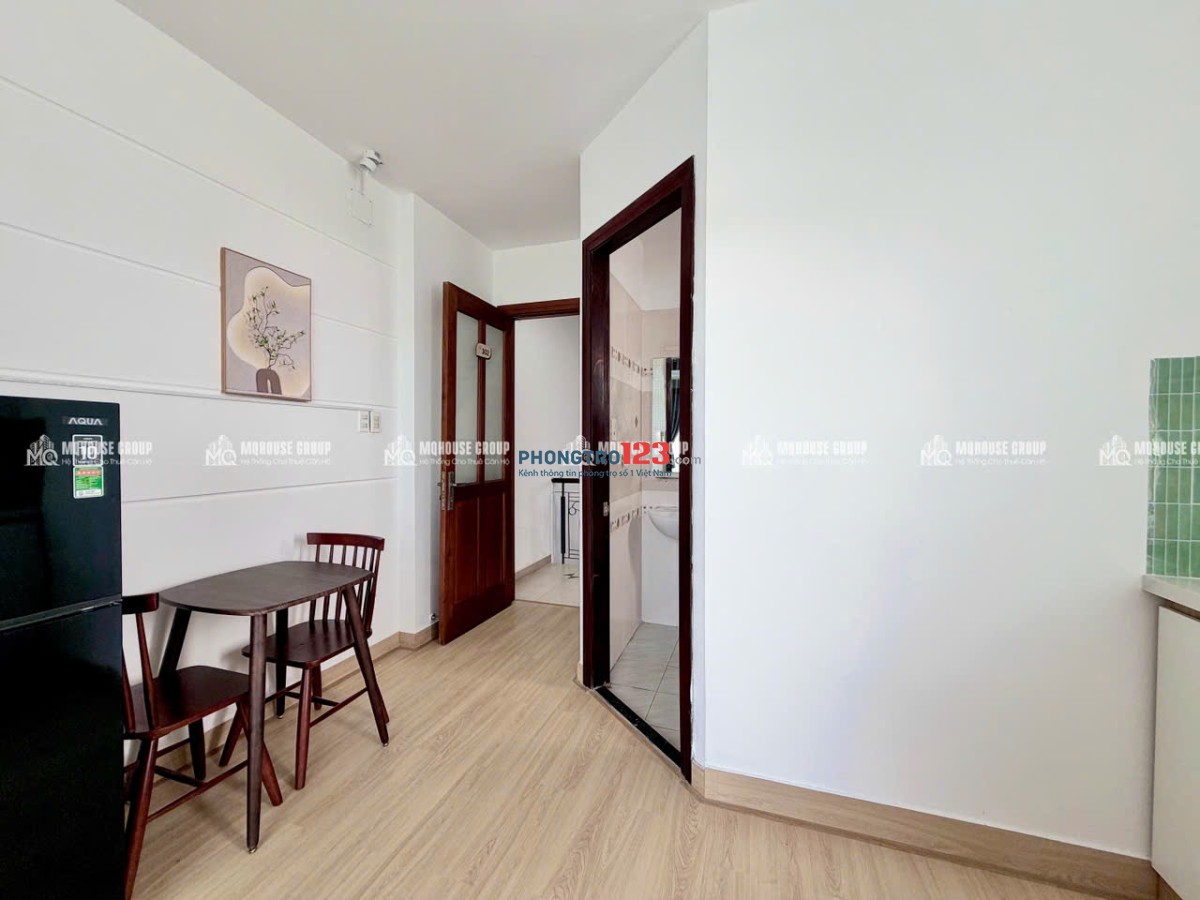 CHO THUÊ 1PN 1PK CỬA SỔ NHÀ MỚI GẦN CV GIA ĐỊNH GIÁP SÂN BAY