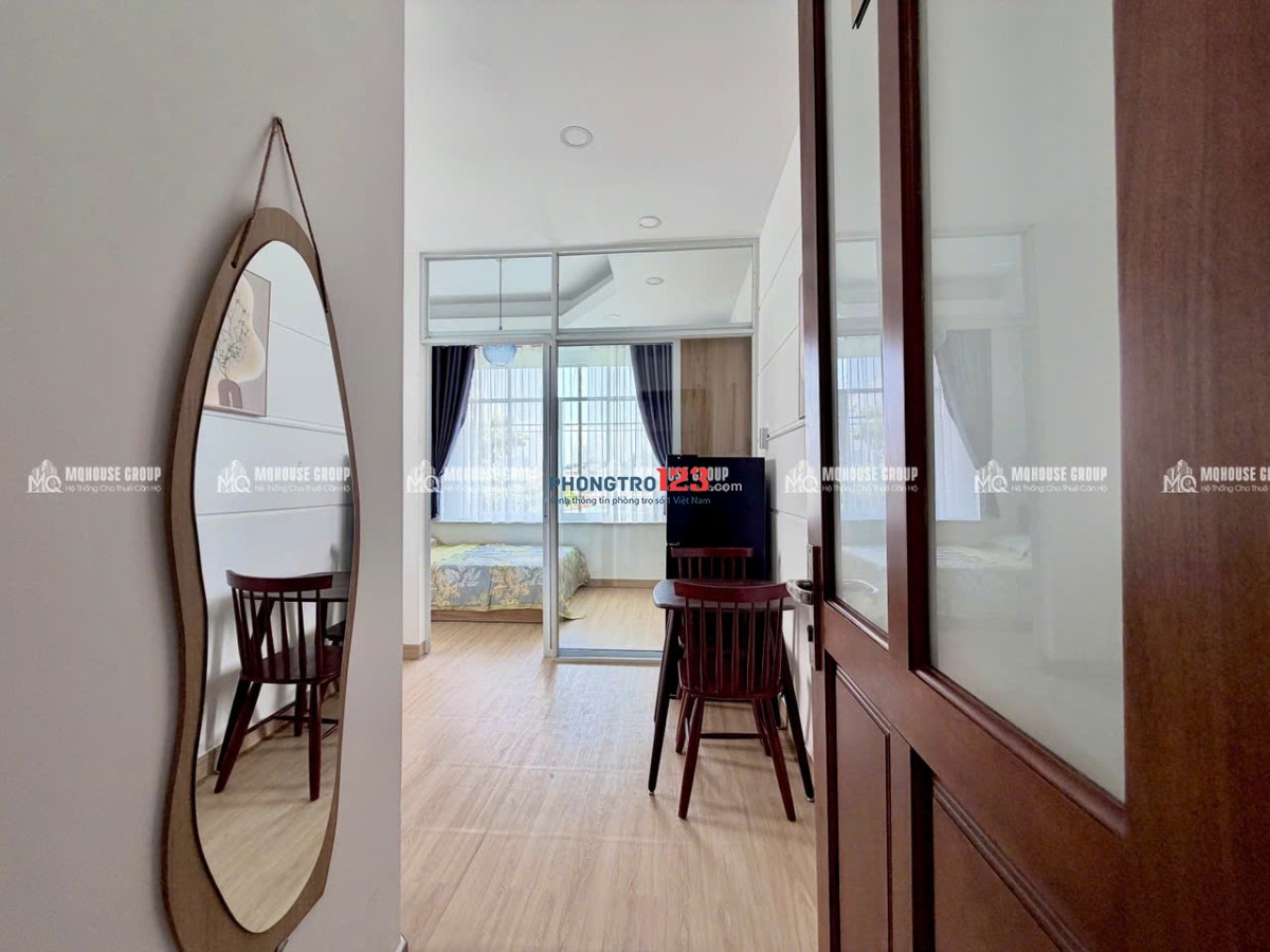 CHO THUÊ 1PN 1PK CỬA SỔ NHÀ MỚI GẦN CV GIA ĐỊNH GIÁP SÂN BAY