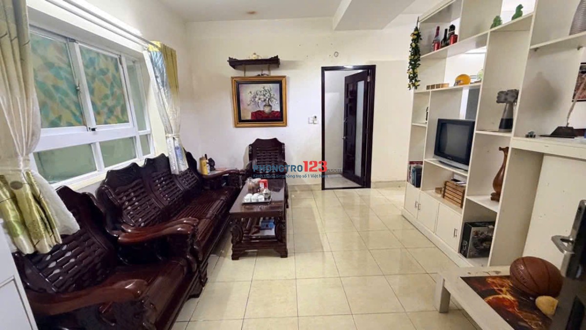 Chung cư Trần Quốc Thảo, Q3: 70m2, 2p ngủ, có NTCB, nhà mới, 8tr/th