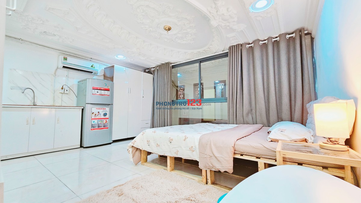 Phòng full nội thất như hình, XVNT sau lưng Hutech Ung Văn Khiêm !