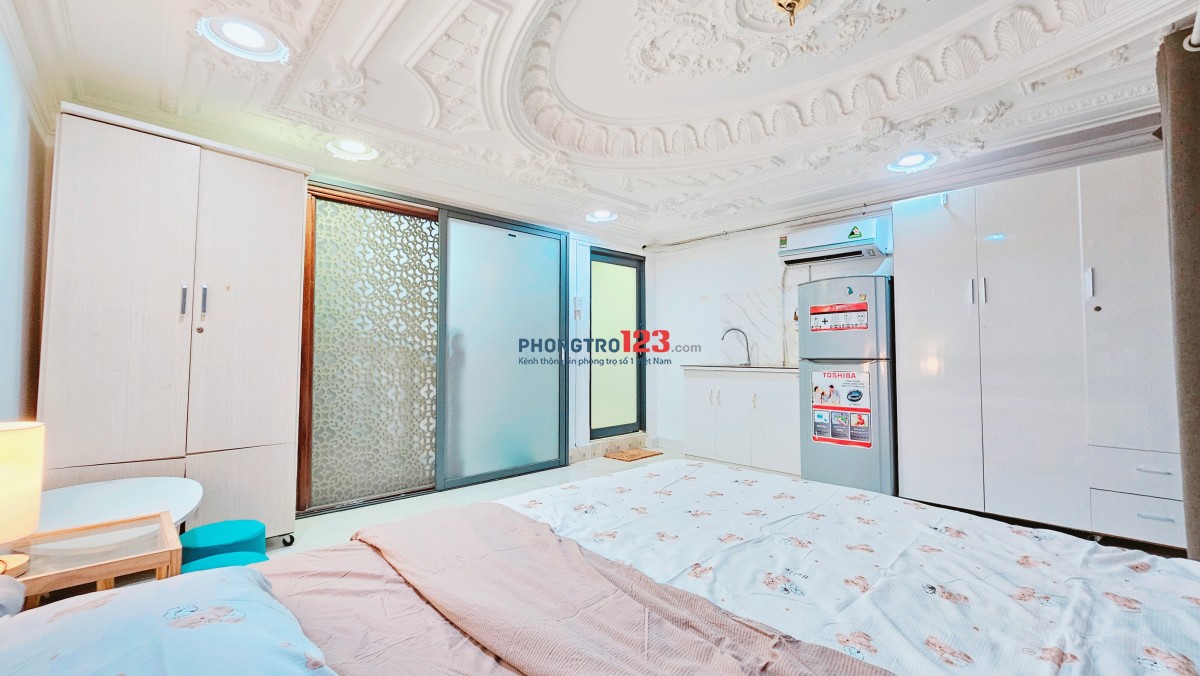 Phòng full nội thất như hình, XVNT sau lưng Hutech Ung Văn Khiêm !