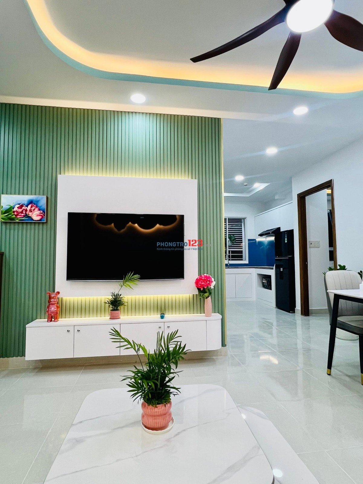 Cho thuê chụng cư Sen Xanh, Trịnh Đình Thảo - 3PN, Full nội thất giá thuê 14tr5/tháng