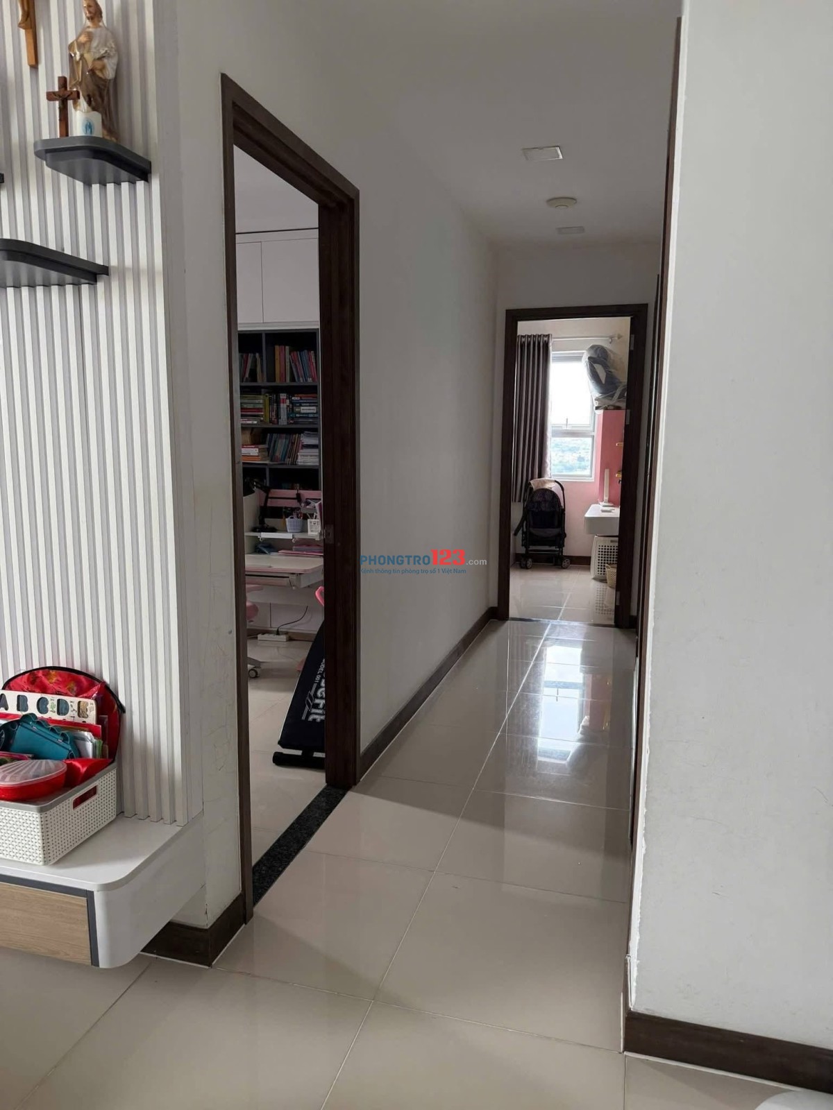 Cho thuê chung cư Phú Thọ - Căn góc 3PN, Full nội thất, giá 14tr/tháng