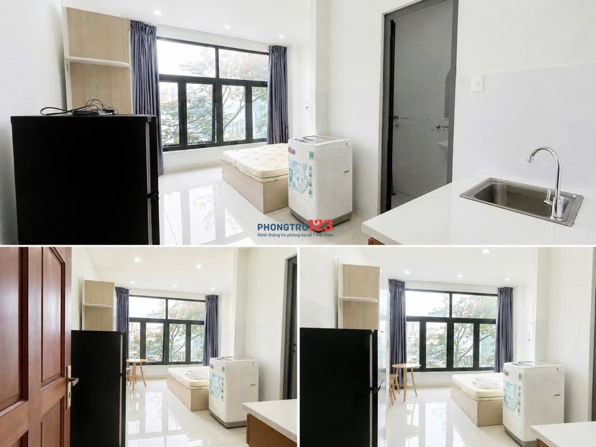 cho thuê căn hộ nguyễn văn thương – nội thất đầy đủ – cửa sổ – cách đại học giao thông vận tải 500