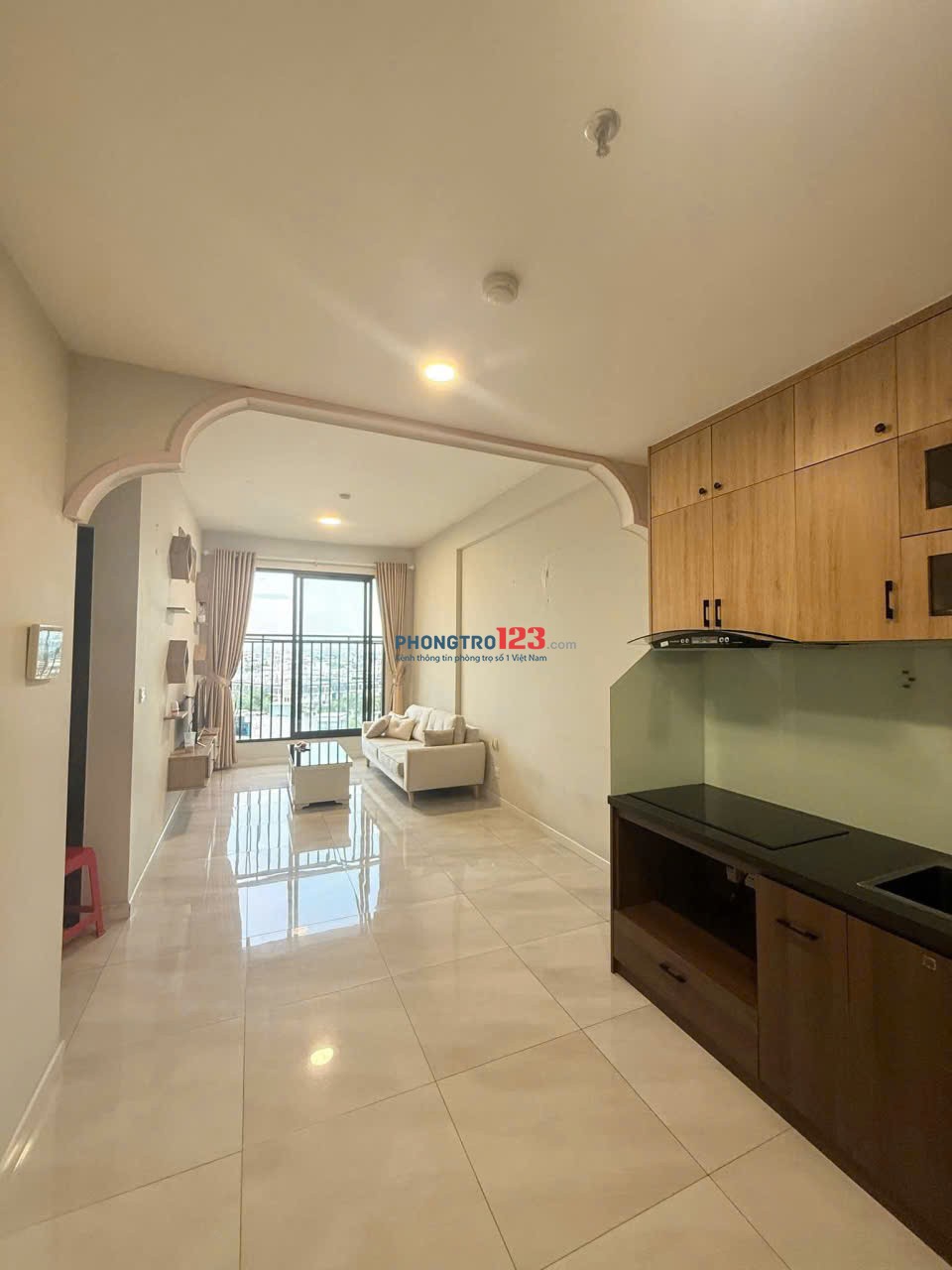 Chung cư mới Happy One, Thạnh Lộc 8, Q12 cho thuê căn 2PN, NTCB, 18tr