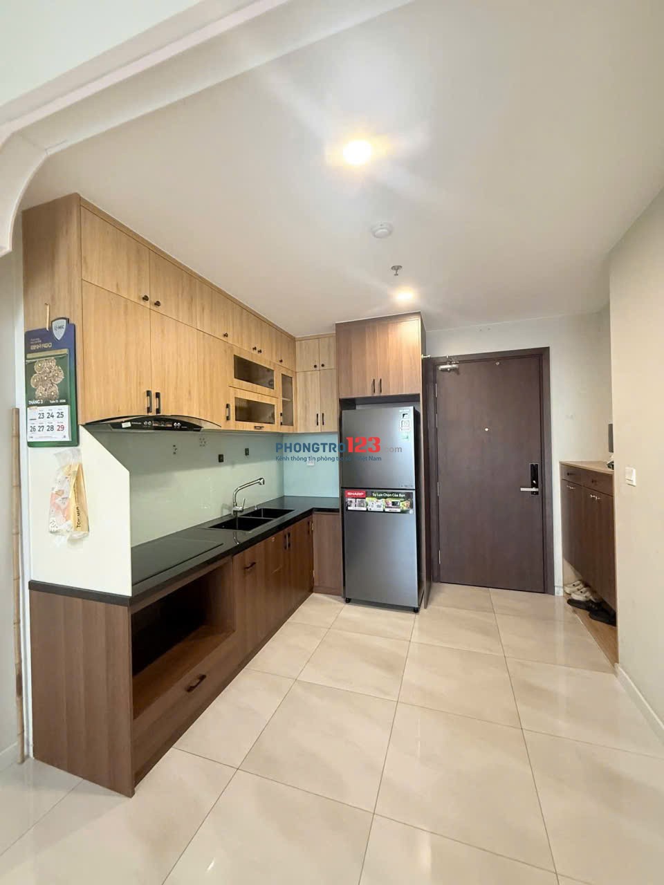 Chung cư mới Happy One, Thạnh Lộc 8, Q12 cho thuê căn 2PN, NTCB, 18tr