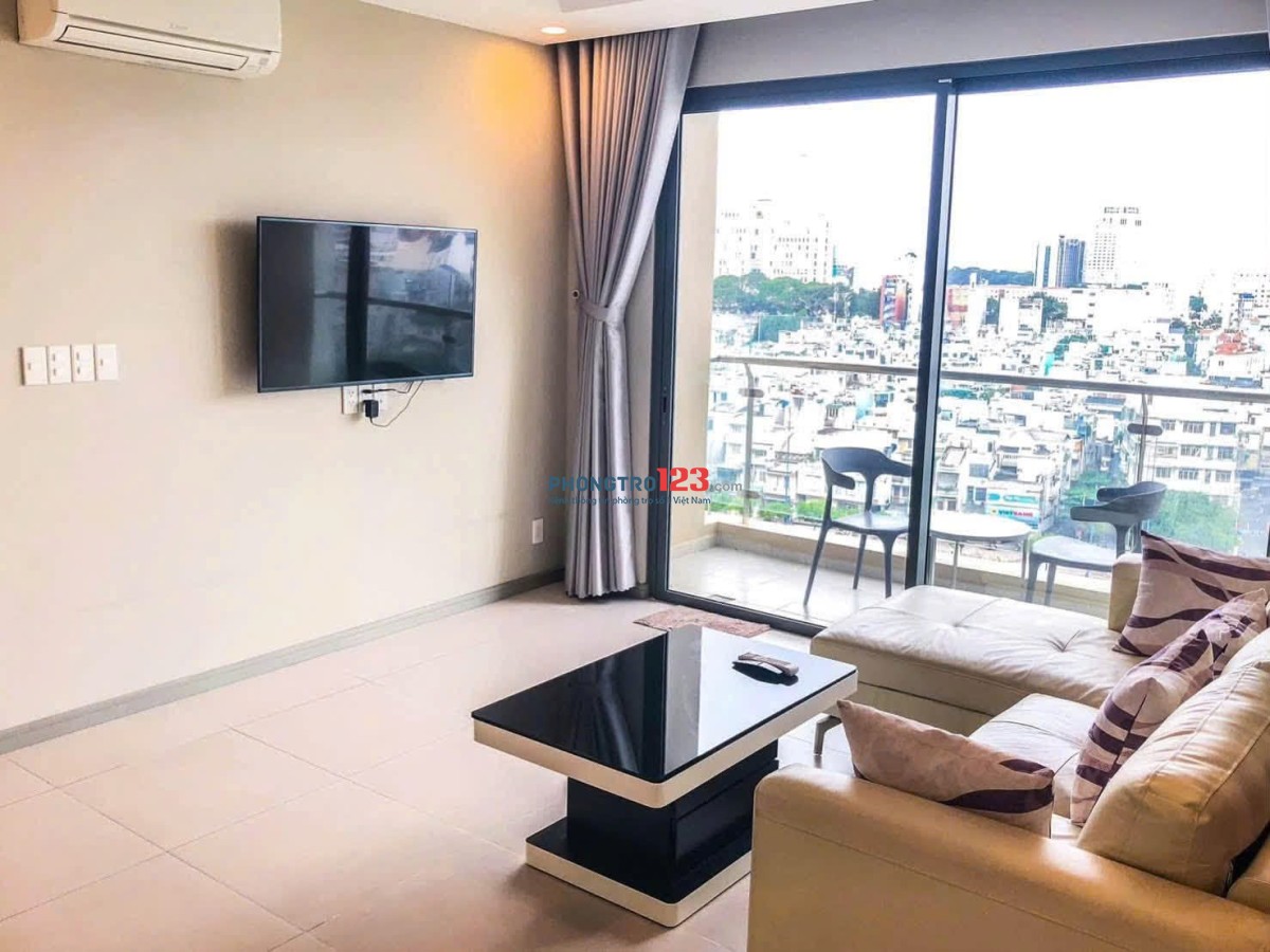 Chung cư Hoa Sen-Lạc Long Quân 3PN Full NT, Ban công rộng giá 14 tr/th