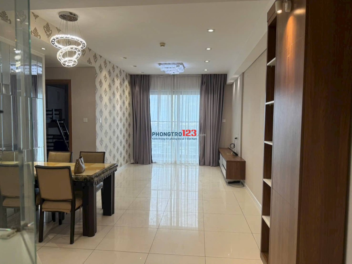 Cho thu chung cư Saigonres Plaza, Nguyễn Xí- 3PN, nội thất đầy đủ, giá 16tr/tháng