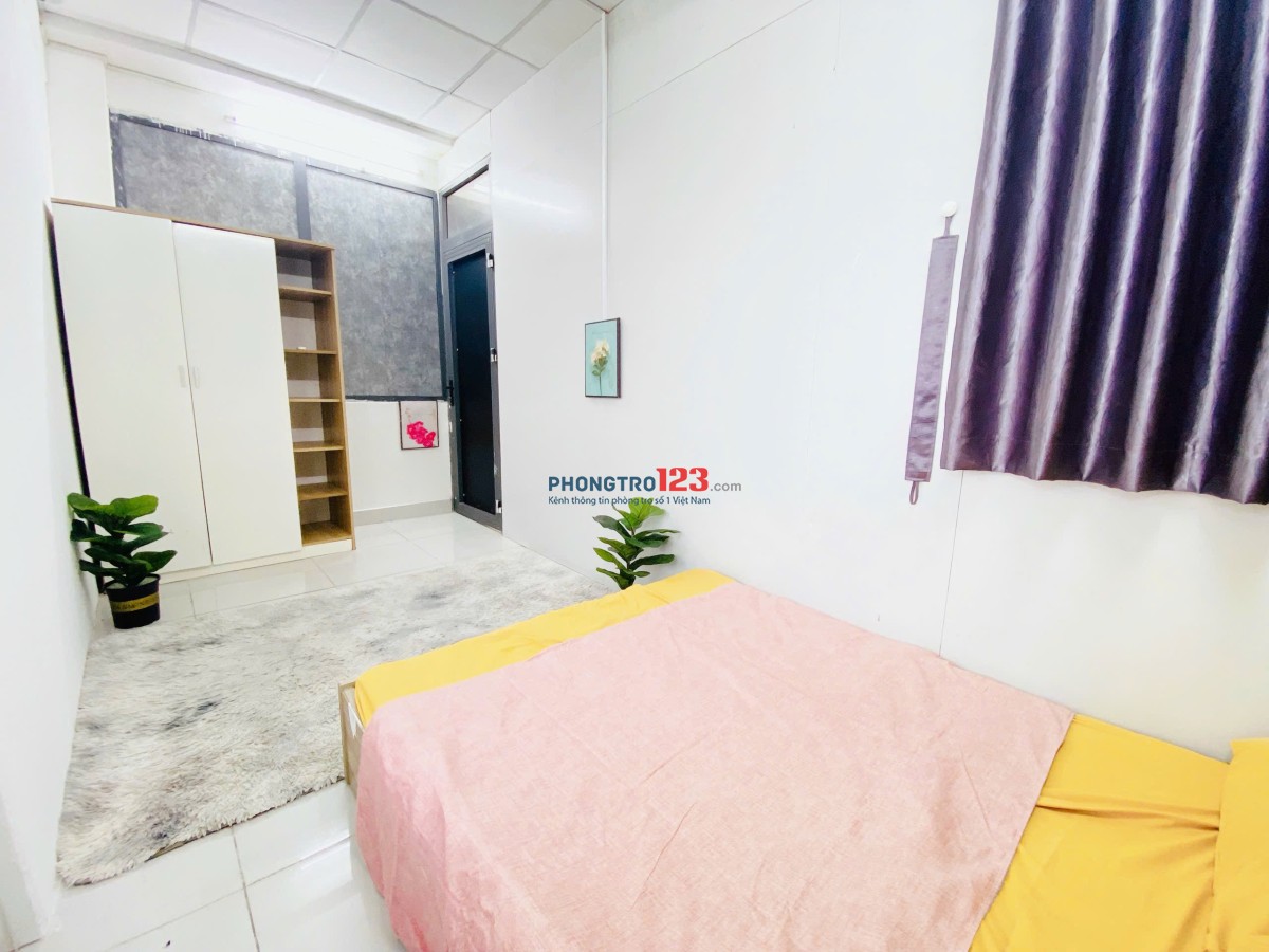 Căn hộ 1 phòng ngủ có ban công gần chợ bà chiểu, gần đường nơ trang long, bình thạnh