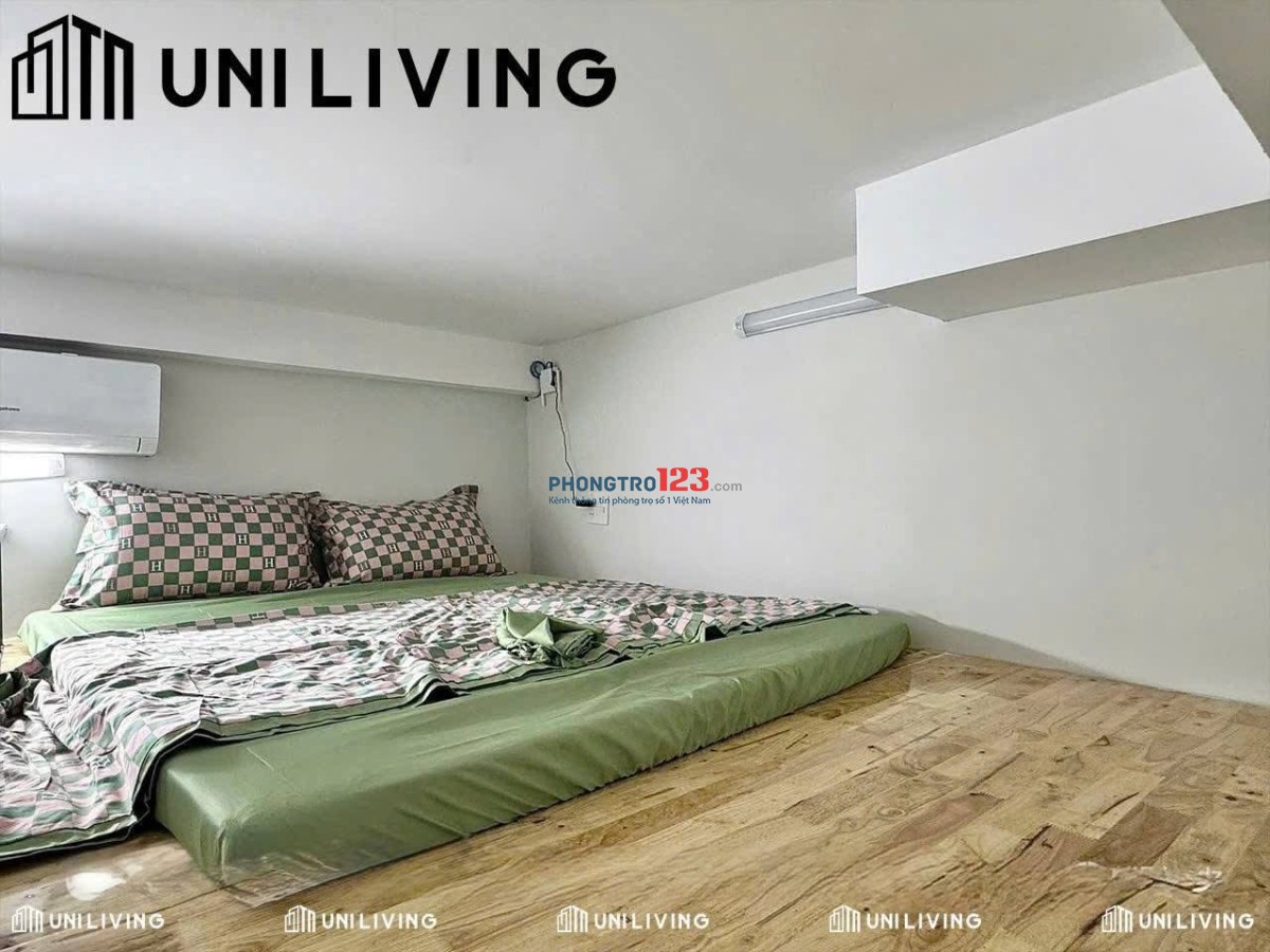 Cho thuê phòng gác lửng ban công, máy giặt riêng – Bạch Đằng, Bình Thạnh gần FTU2, UEF, UTH, HUTECH