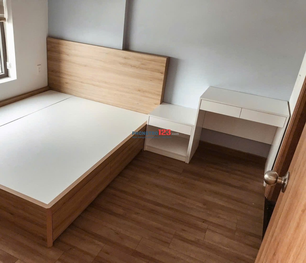 Cho thuê chung cư Nguyễn Kim, Nhật Tảo- 3PN, NTCB giá thuê 15tr5/tháng