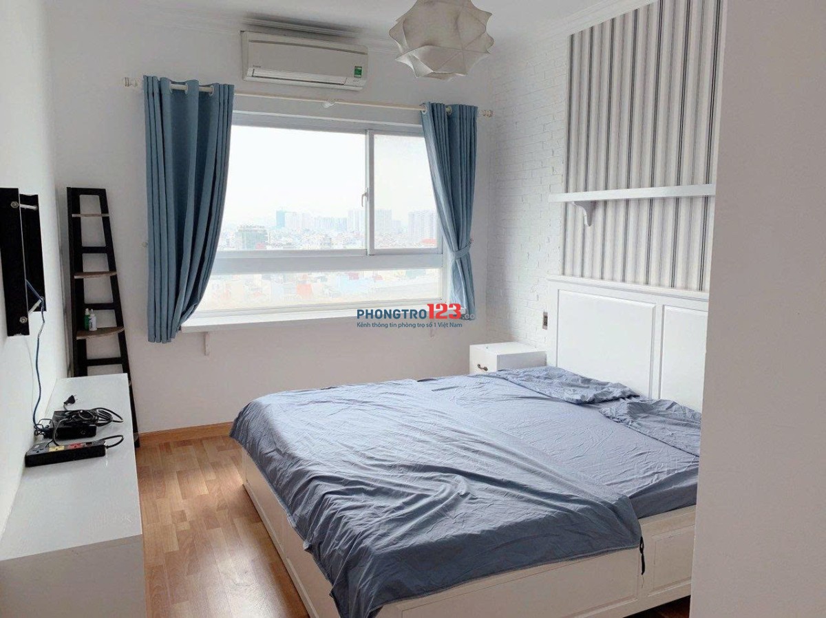 Cho thuê Carillon 3- rộng 89m2, 2p ngủ, 2wc,căn góc 12tr/tháng