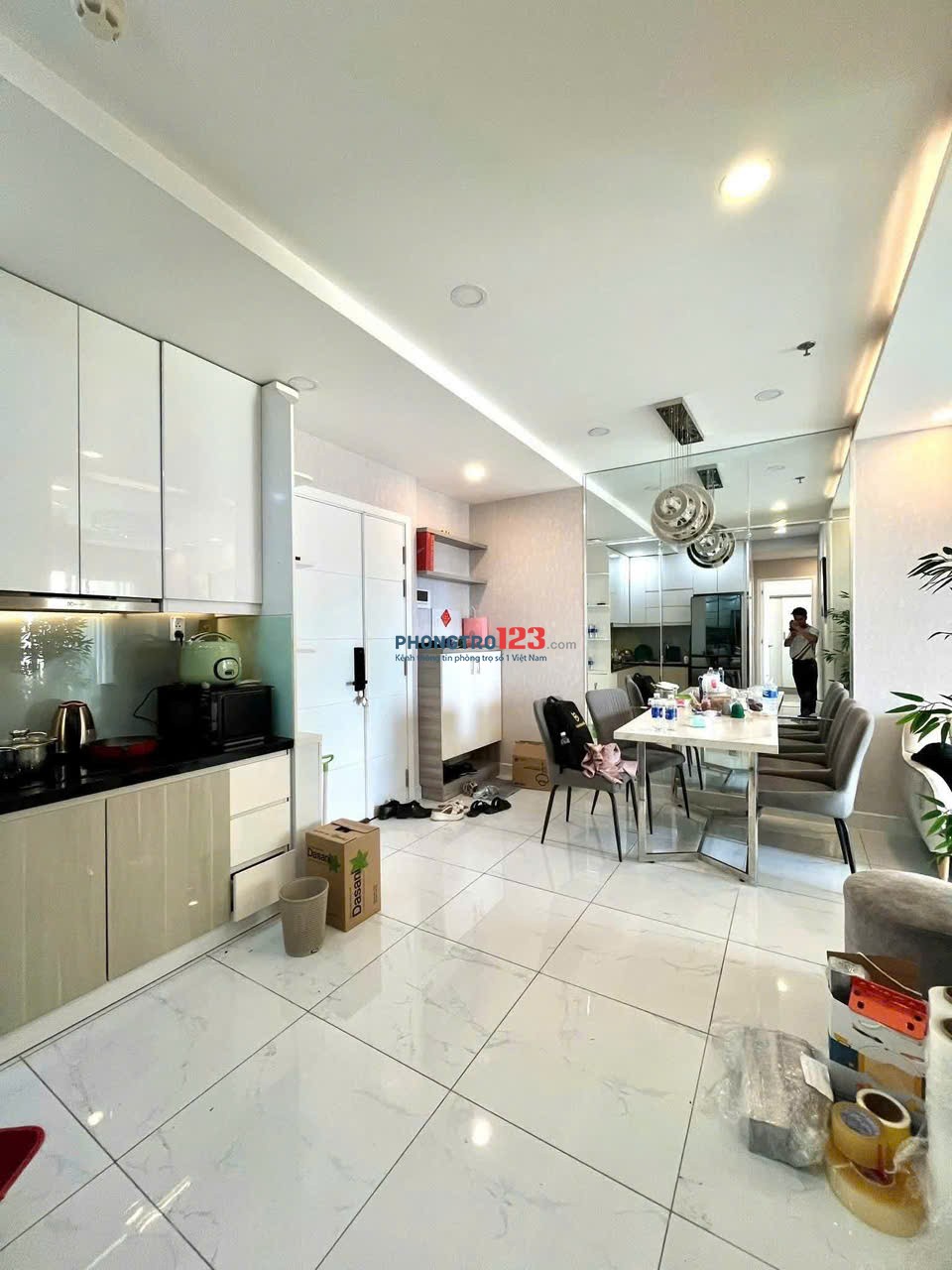 Chung cư Botanica, Hồng Hà, TB: 2p ngủ, 70m2, 2PN, 16tr/th