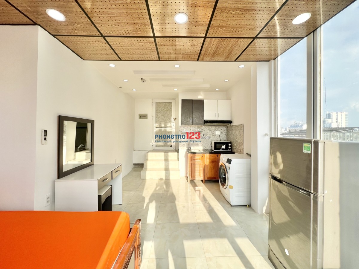 Căn hộ 30m2 máy giặt riêng giá hấp dẫn ngay Coopmart Nhiêu Lộc, ngã 4 Trần Quang Diệu