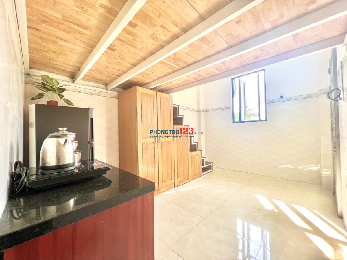 NGAY ĐH VĂN HIẾN, BV TÂN PHÚ GÁC LỬNG 25M2 FULL NỘI THẤT MỚI XÂY