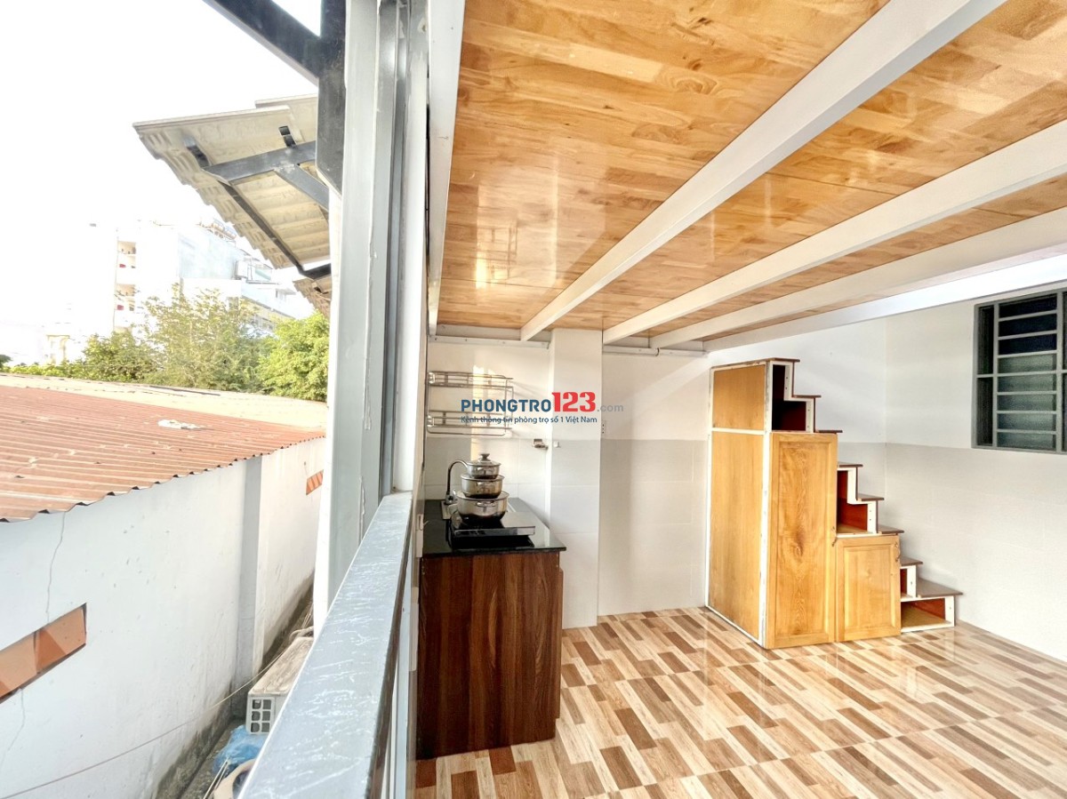 BÓC TEM GÁC LỬNG MỚI, FULL NỘI THẤT NGAY CHỢ THẠCH ĐÀ