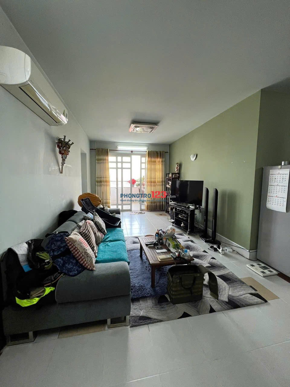 Chung cư An Lộc, Nguyễn Oanh, GV: 80m2, 2p ngủ, NTCB, 9triệu