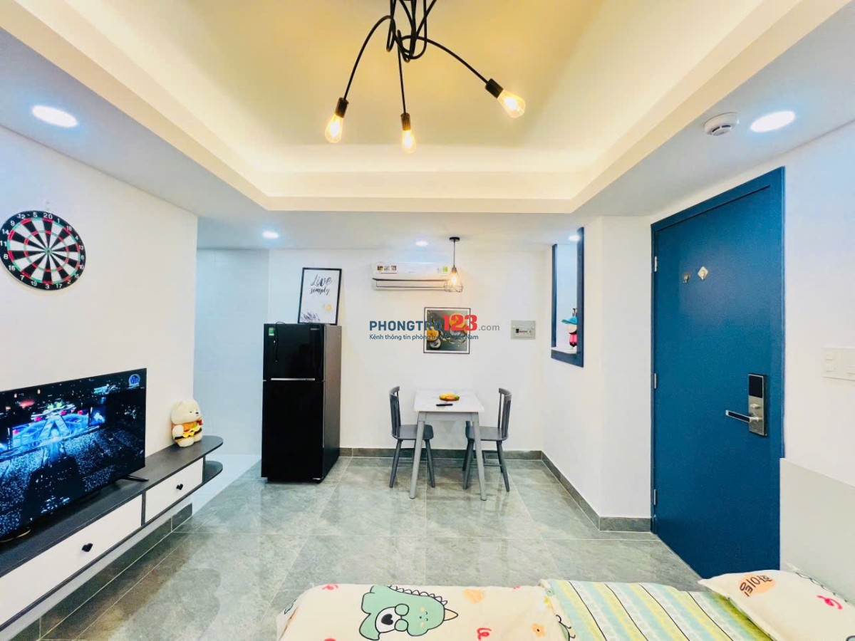 Gần HUTECH, UEF, UTH, HỒNG BÀNG, FTU Cho thuê căn hộ 45m²–Nhà mới, máy giặt riêng tại Điện Biên Phủ,