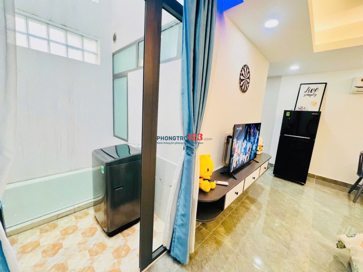 Gần HUTECH, UEF, UTH, HỒNG BÀNG, FTU Cho thuê căn hộ 45m²–Nhà mới, máy giặt riêng tại Điện Biên Phủ,