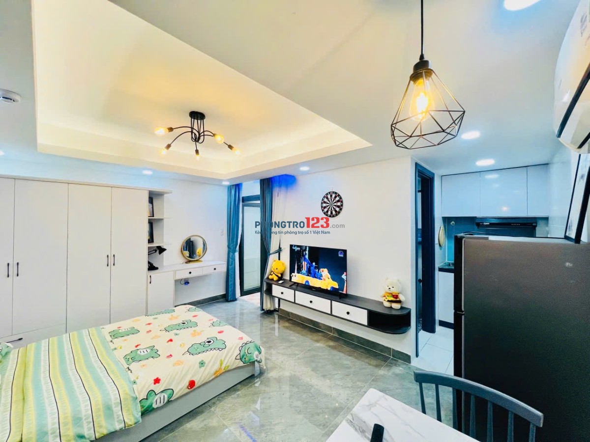 Gần HUTECH, UEF, UTH, HỒNG BÀNG, FTU Cho thuê căn hộ 45m²–Nhà mới, máy giặt riêng tại Điện Biên Phủ,
