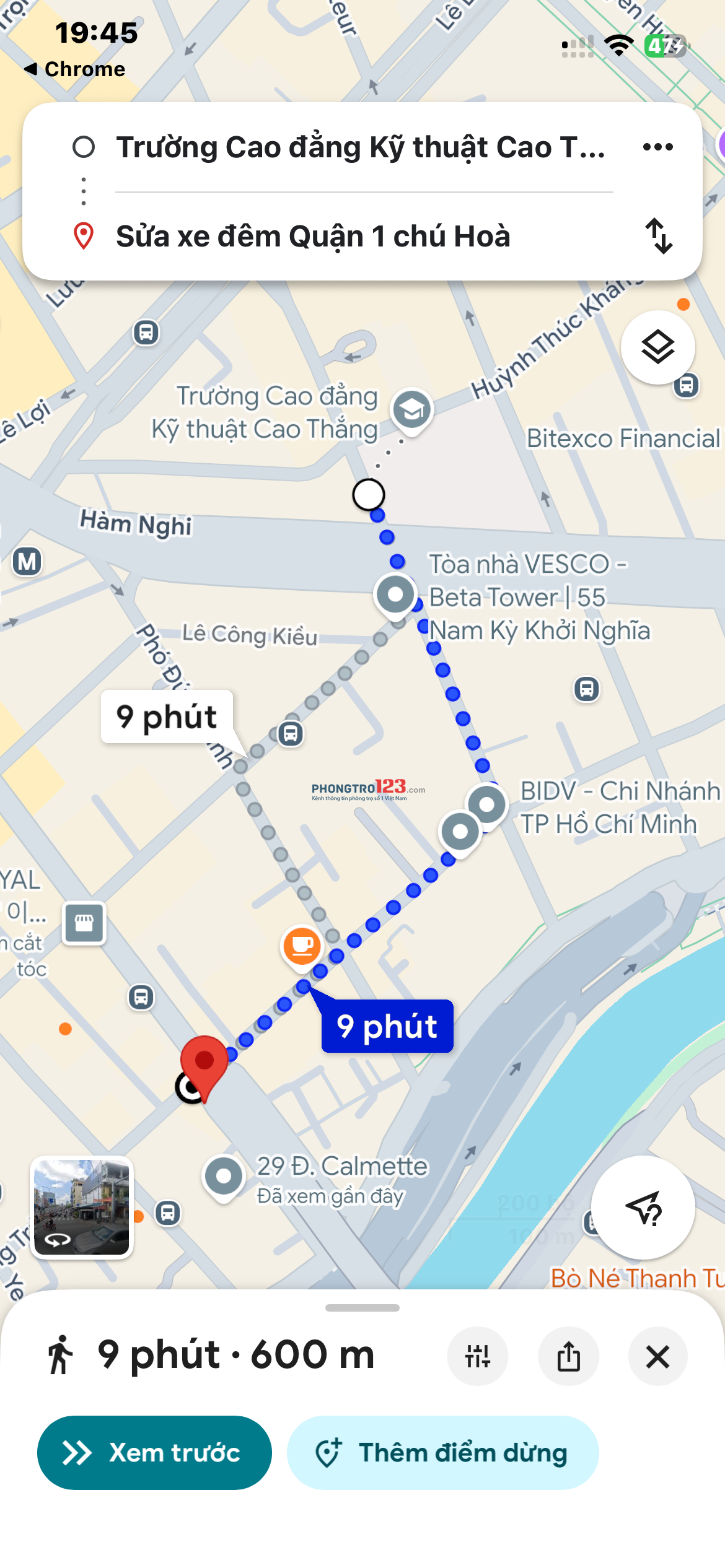 Ký túc xá Q1 cách Cao Đẳng Cao Thắng 500m trọn gói 1tr4