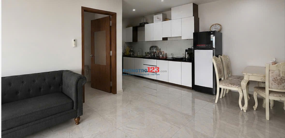 Cho thuê căn hộ chính chủ 2PN + 2WC rộng sẵn nội thất cơ bản, nằm ngay vị trí trung tâm thành phố