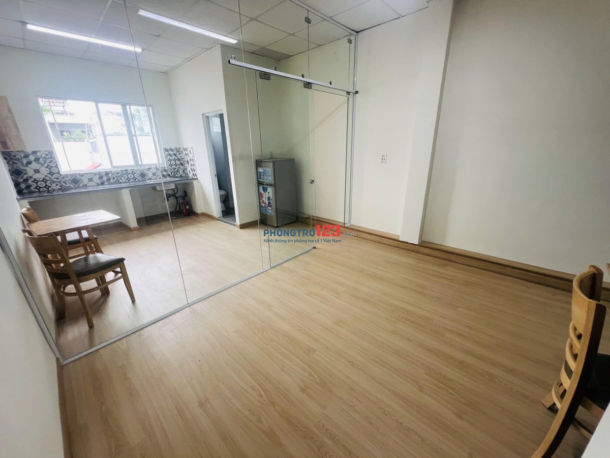 Giá thật 100% 5tr7 - Cho thuê phòng 1PN 45m2, tách bếp – Bùi Đình Túy, Bình Thạnh gần FTU2, UTH, UEF