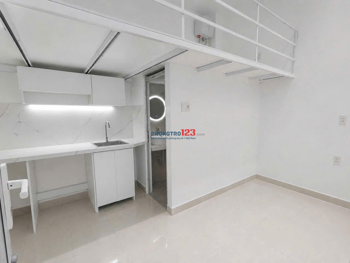 Khai trương phòng gác lửng mới, siêu xinh, máy giặt riêng – Bình Thạnh gần ĐH FTU2, UTH, VLU, IUH