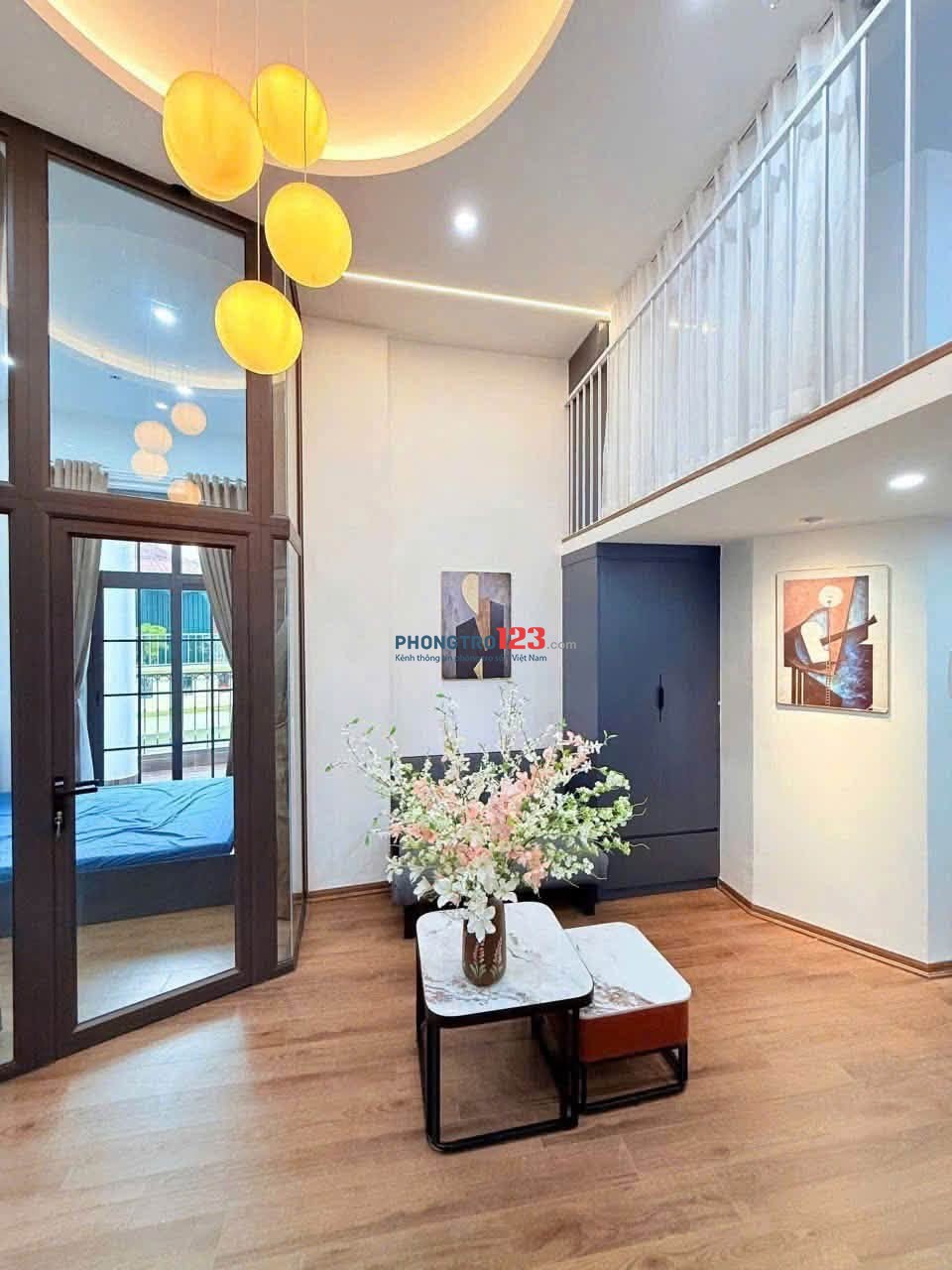 CHỈ TỪ 5TR/THÁNG - CĂN HỘ STUDIO 30M2 SIÊU XỊN PHỐ ÁI MỘ BỒ ĐỀ - FULL ĐỒ