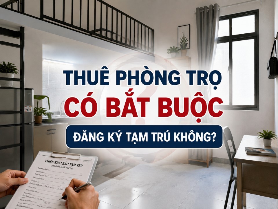 Thuê phòng trọ có bắt buộc đăng ký tạm trú không?