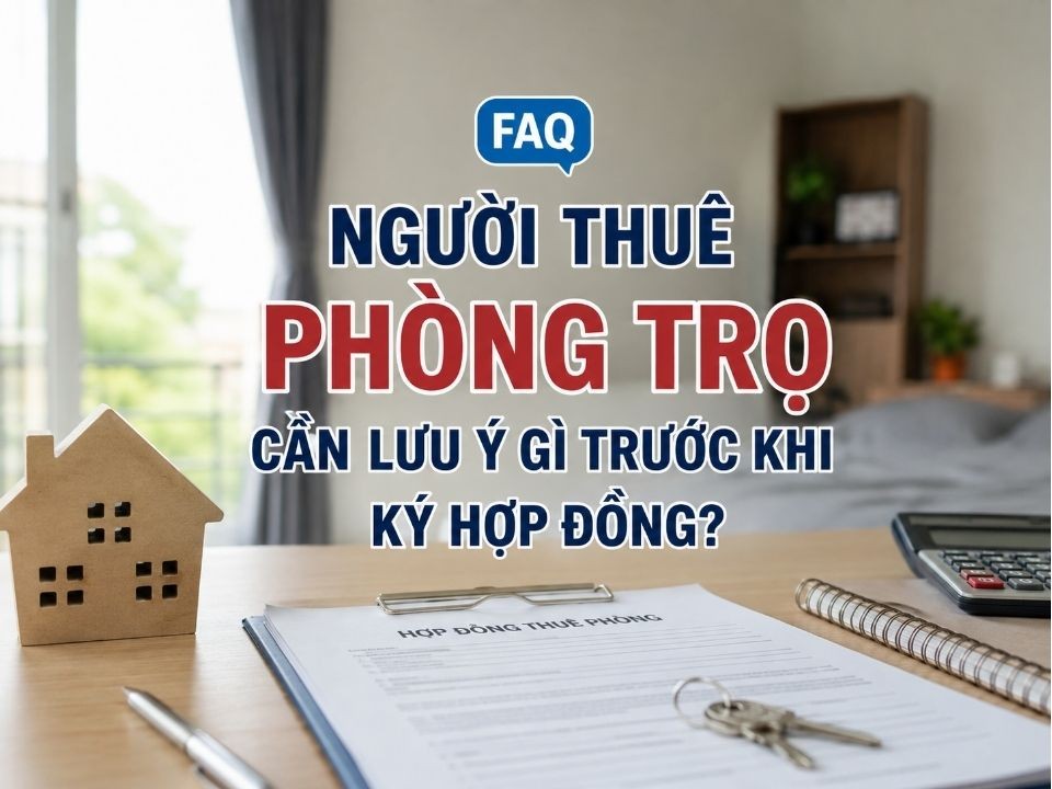 Lưu ý quan trọng trước khi ký hợp đồng thuê phòng trọ