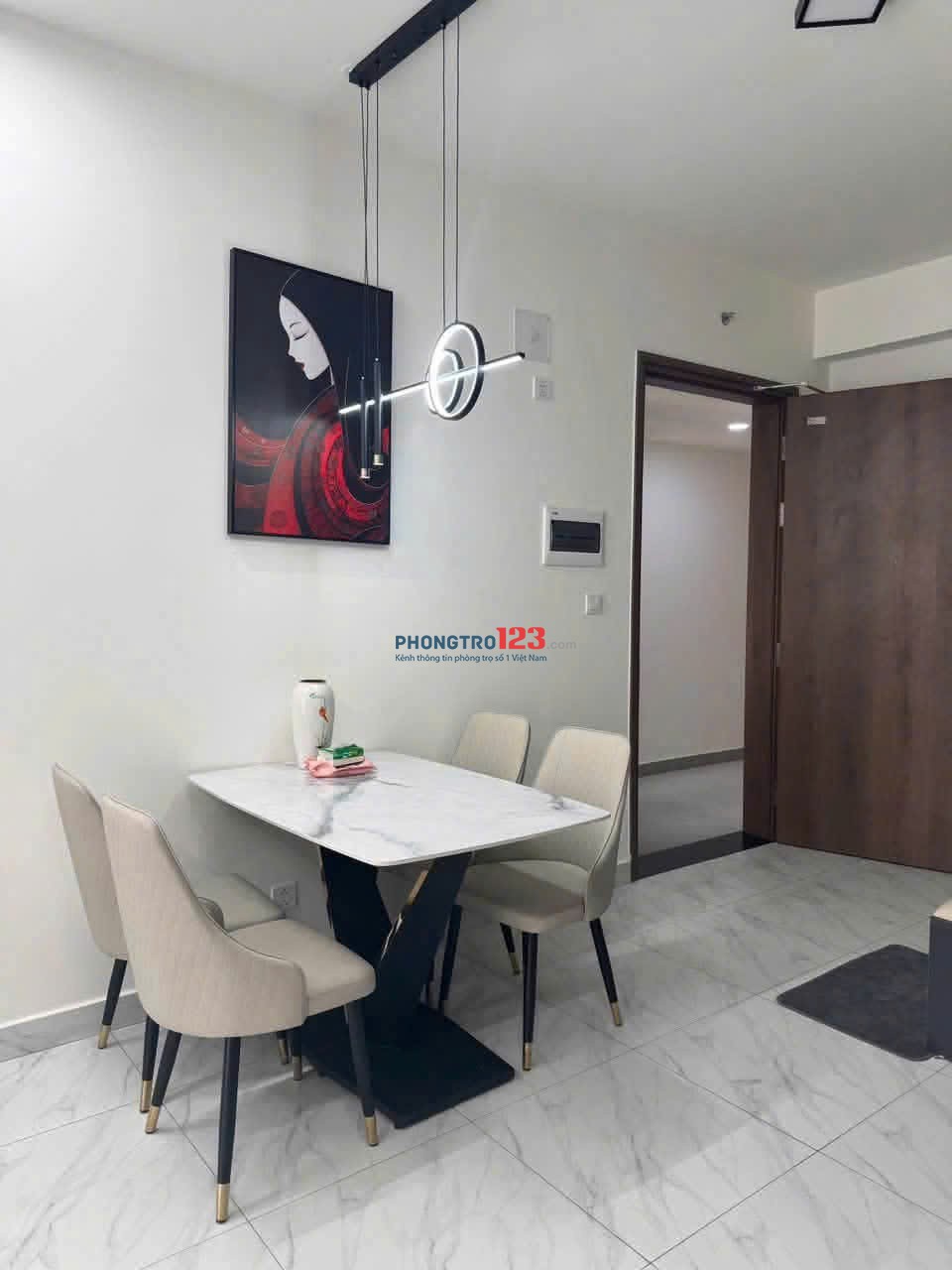 Chung cư Viva, Võ Văn Kiệt, Q6: 2p ngủ, nhà mới, 13triệu, 68m2