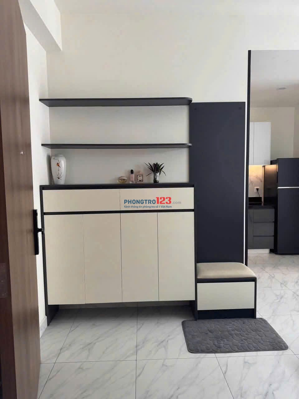 Chung cư Viva, Võ Văn Kiệt, Q6: 2p ngủ, nhà mới, 13triệu, 68m2
