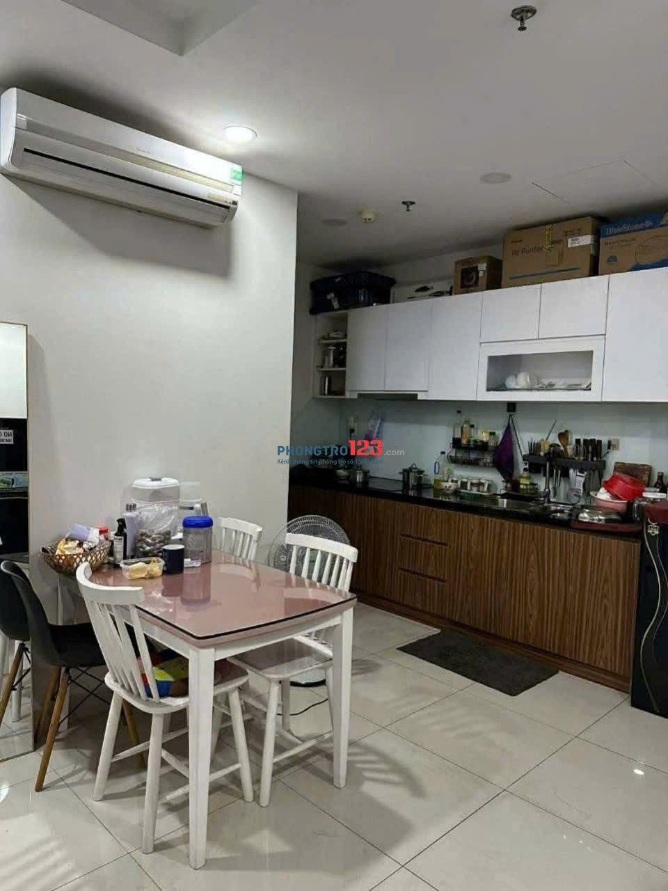Chung cư Nguyễn Kim, Nhật Tảo, Q10: 2PN, nội thất mới, 13triệu, 60m2