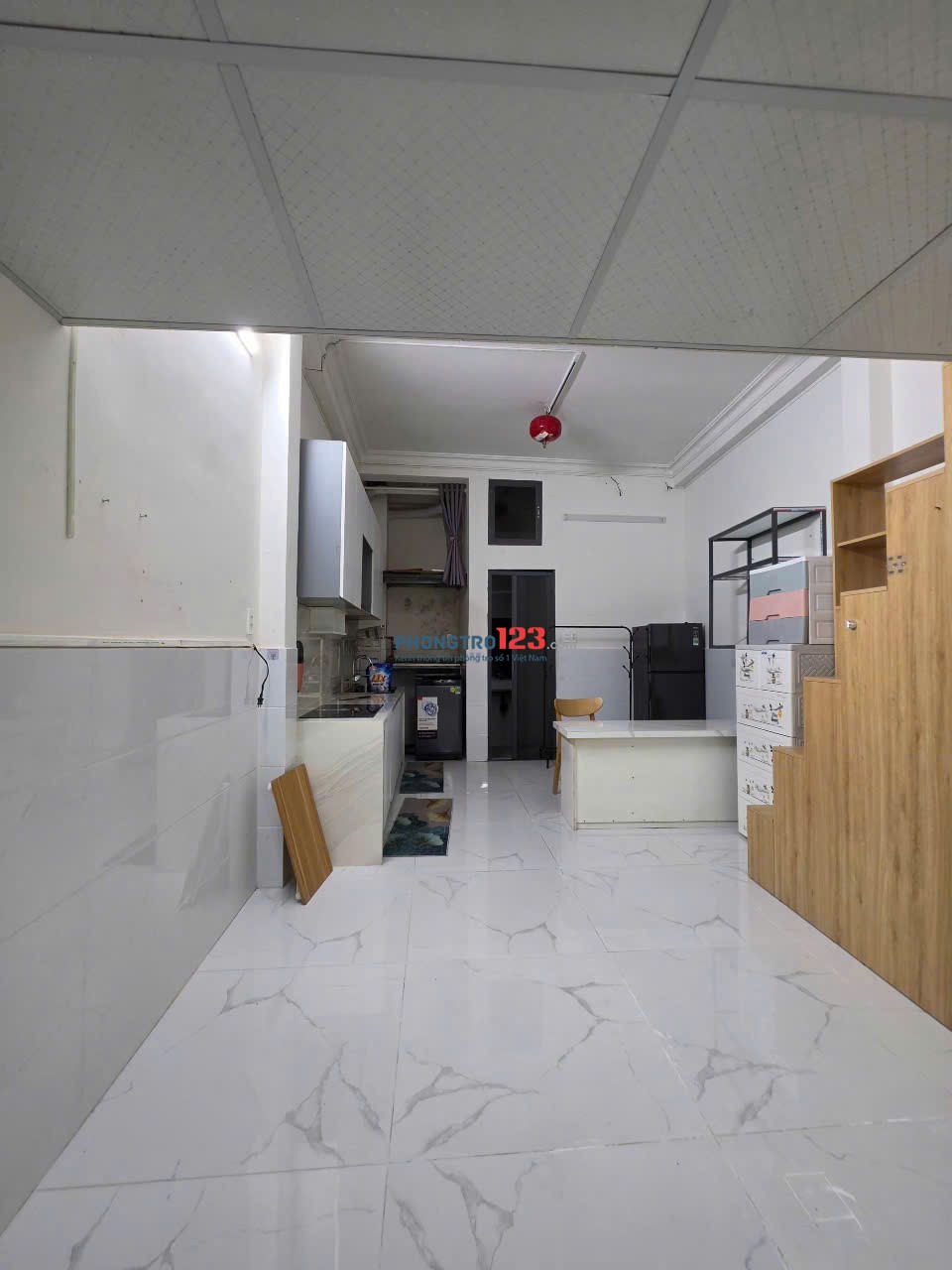CHO THUÊ PHÒNG GÁC RỘNG 45M2 - FULL NỘI THẤT - BẠCH ĐẰNG, GẦN NGÃ TƯ HÀNG XANH