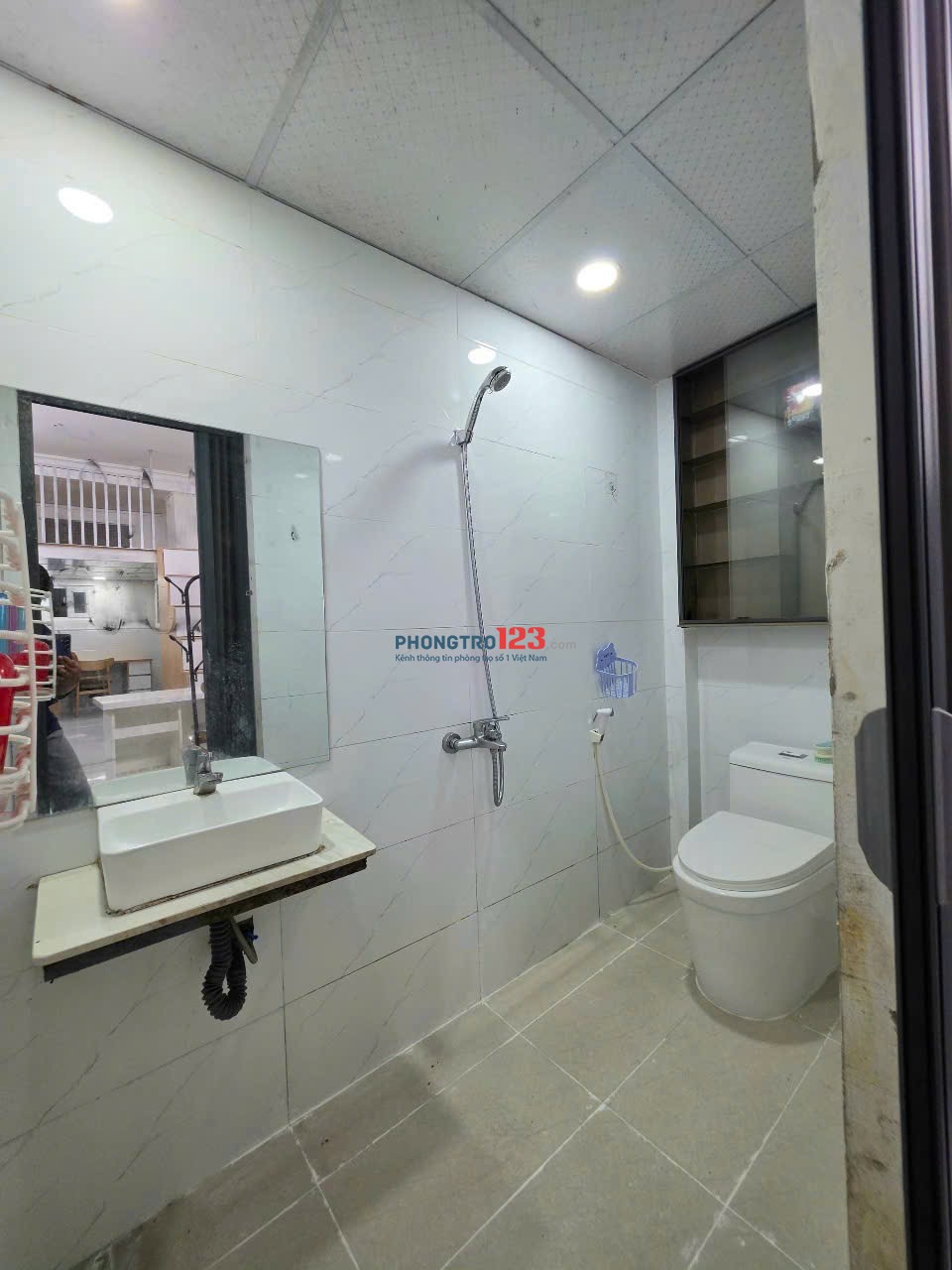 CHO THUÊ PHÒNG GÁC RỘNG 45M2 - FULL NỘI THẤT - BẠCH ĐẰNG, GẦN NGÃ TƯ HÀNG XANH
