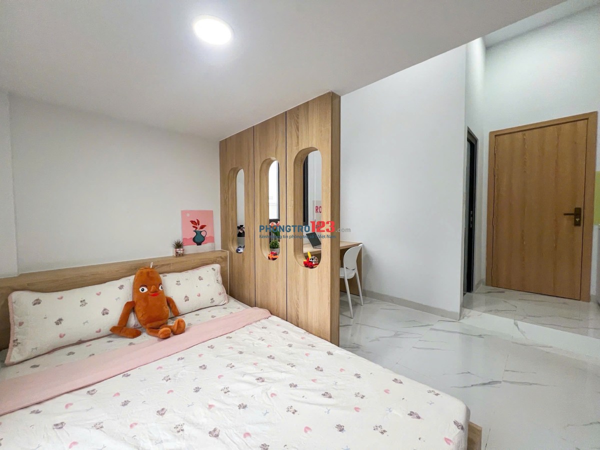 PHÒNG CÓ GÁC 45M² FULL NỘI THẤT – 2 KHÔNG GIAN NGỦ GẦN HIU, HUTECH, VLU| NƠ TRANG LONG, BÌNH THẠNH